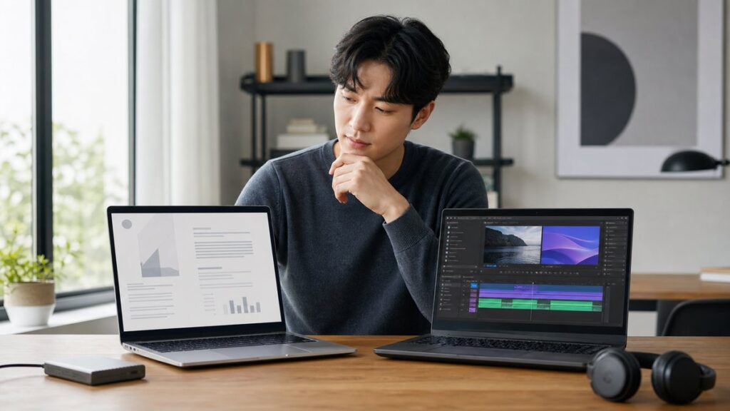 영상편집 노트북 사양 대표 이미지